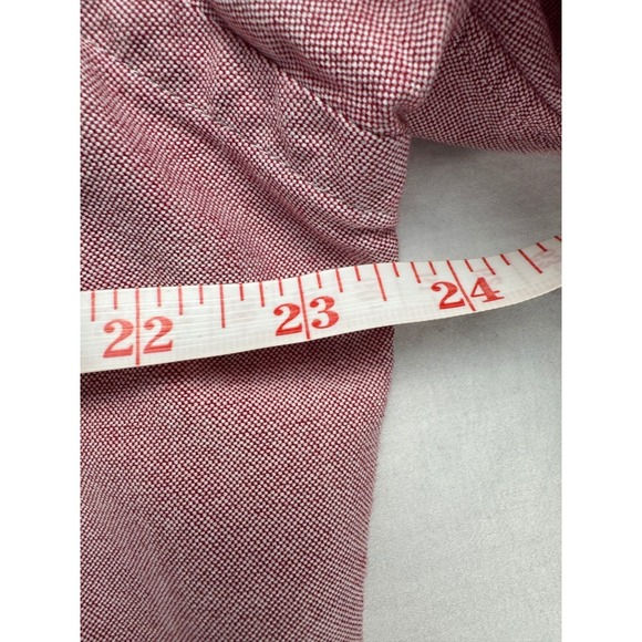 Ralph Lauren Custom Fit Oxford Button Down Shirt red Men's Large - Picture 8 of 11